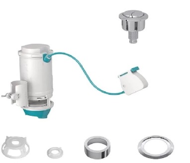 Kit Conversor Universal Mecanismo de Duplo Acionamento Para Caixa Acoplada Hydra DUO