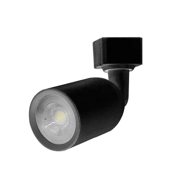 Spot LED Sobrepor Para Trilho Redondo Direcionável 10W Alumínio Direct 3000K 750LM Bivolt v Preto Taschibra