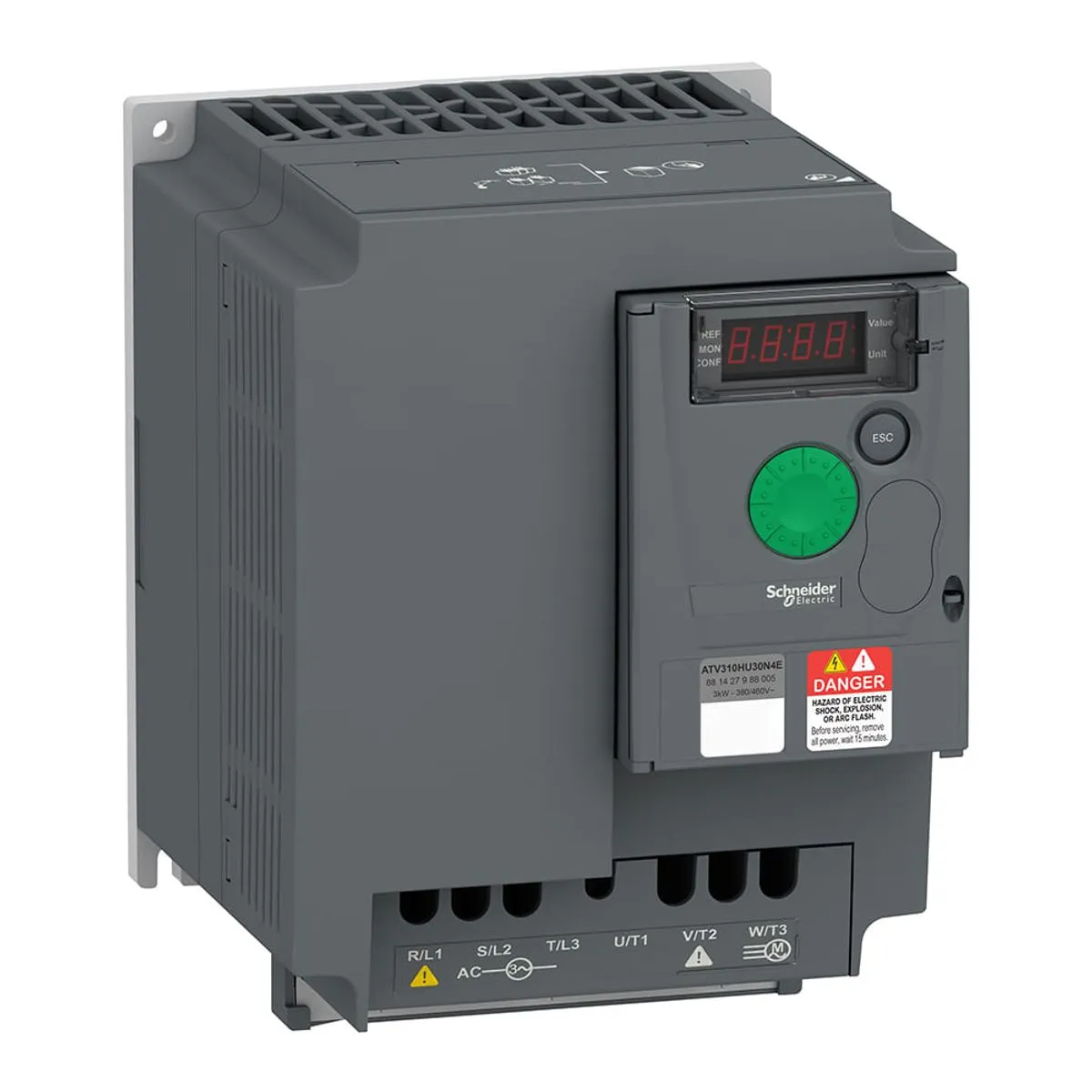 Inversor Frequência ATV31 4CV/3KW 9,5A A 3F 380-480V V 50/60HZ IP-20 Schneider Electric