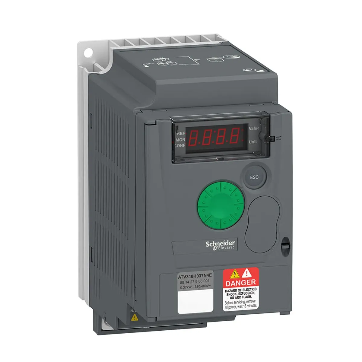 Inversor Frequência ATV310 0,5CV/0,37KW 15A A Trifásico 380/460VCA V 50/60HZ IP20 Schneider Electric
