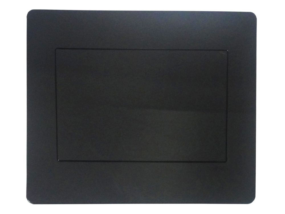 Placa PVC Cega 4x4 Preta Linha Unno Life