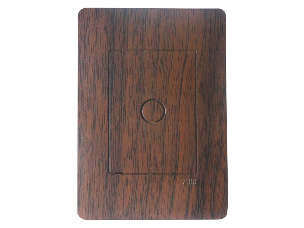 Placa PVC Cega 4x2 Wengue Natur Linha Unno Life