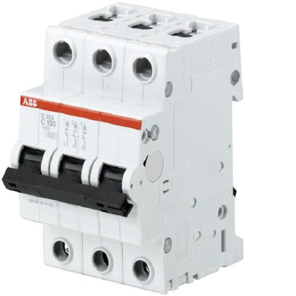 Disjuntor Termomagnético Fixo Tripolar S203 C 80A 6 KA/6 KA 220/380VCA DIN