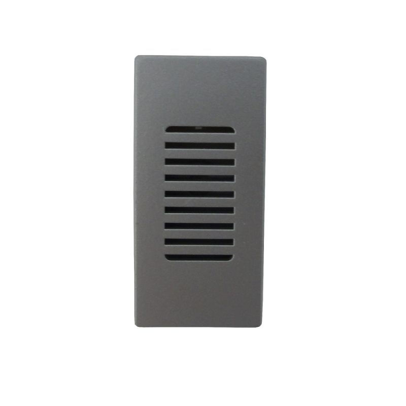 Módulo Módulo Campainha Cigarra 1 Módulo 127/220VCA PVC Prata Linha Unno Life