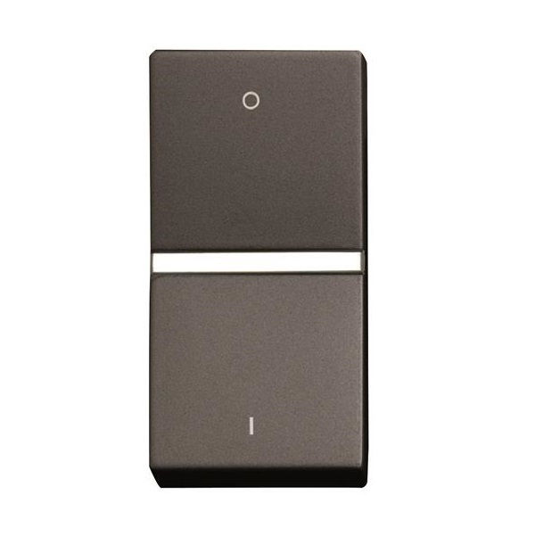 Módulo Módulo Interruptor Paralelo 16A/250VCA PVC Antracita Linha Zenit