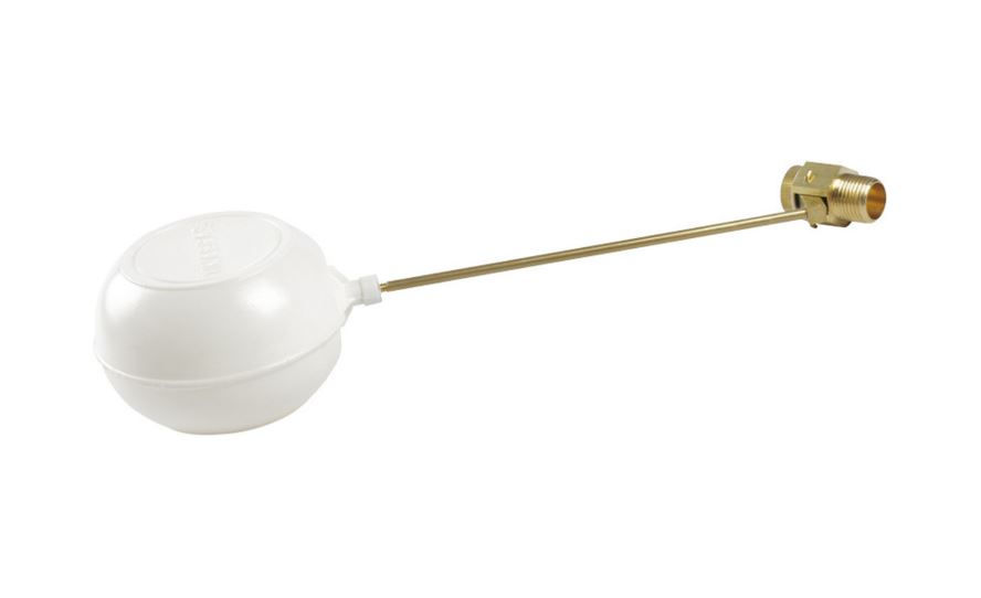 Torneira Boia Latão com Balão Plástico para Caixa D'água 1.1/2"