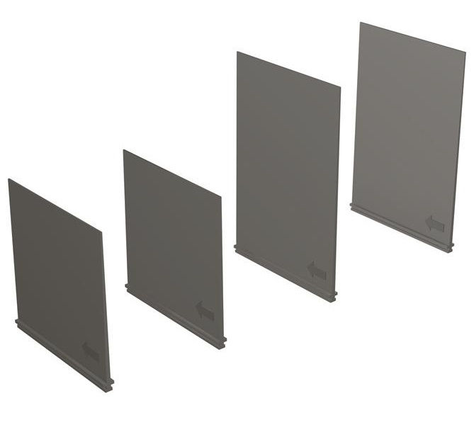 Kit Para Disjuntor Tmax Separador Fase com 4 Unidades