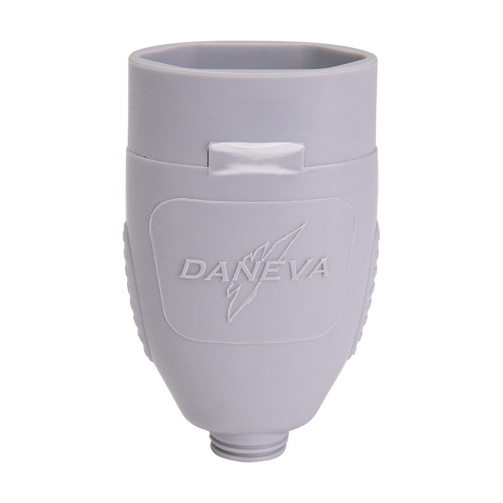 Plugue Fêmea 2P+T 20A 250VCA PVC Branco sem Prensa Cabo