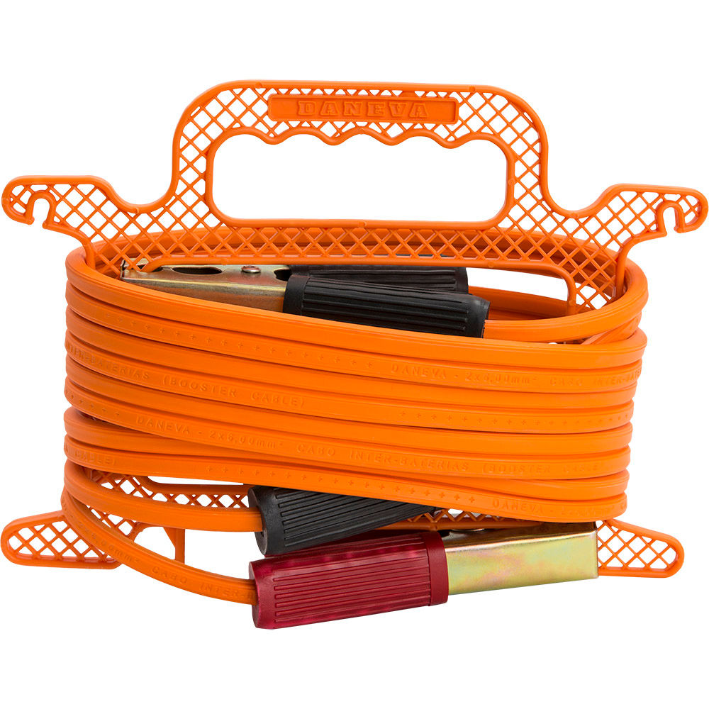 Cabo Cobre Bateria PP Laranja 2x 6,00 mm² 2,50 M