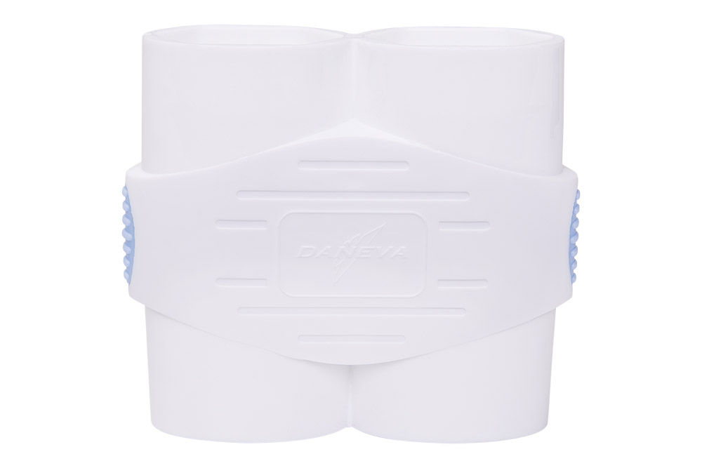 Plugue Benjamin com 4 Tomadas 2P+T 10A 250VCA PVC Branco