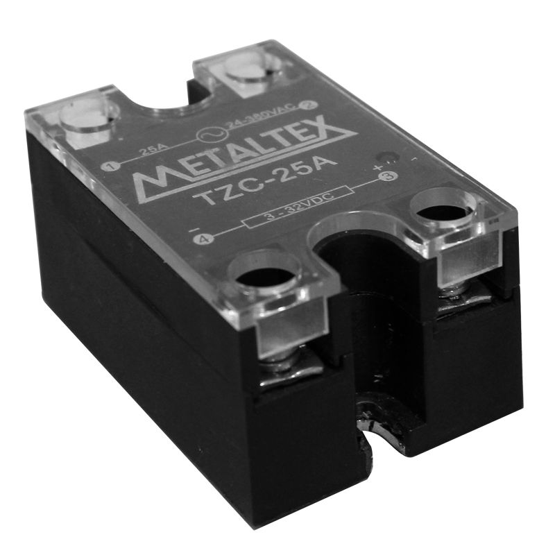 Relé Estado sólido Relé Estado Sólido TZC 25A 4-32VCC 48-440VCA 50/60 Hz