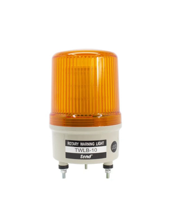 Sinaleiro Sonoro PVC Rotativo com Buzzer com LED 100 mm 220VCA Vermelho