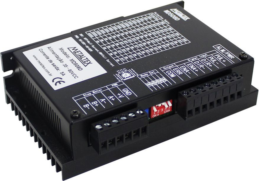 Automação Drive P/motor de Passo 5A 24VCC Metaltex
