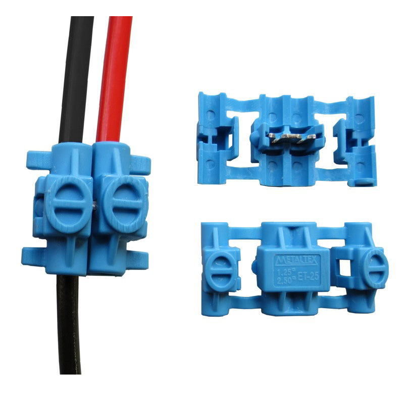 Conector ET Latão PVC 1,25-2,50 mm AZ