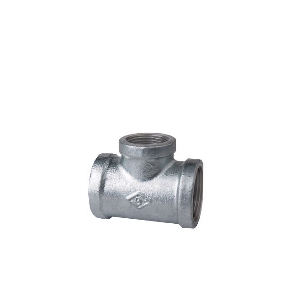 Te Redução Ferro Maleável Galvanizado a Fogo 1"X1/2"