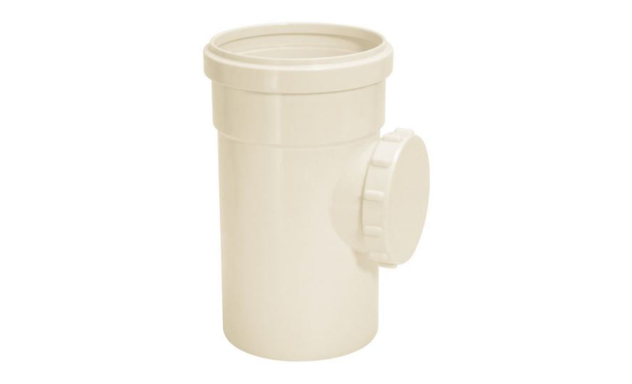 Te PVC Inspeção 100x75 mm Classe 8 Branco Esgoto