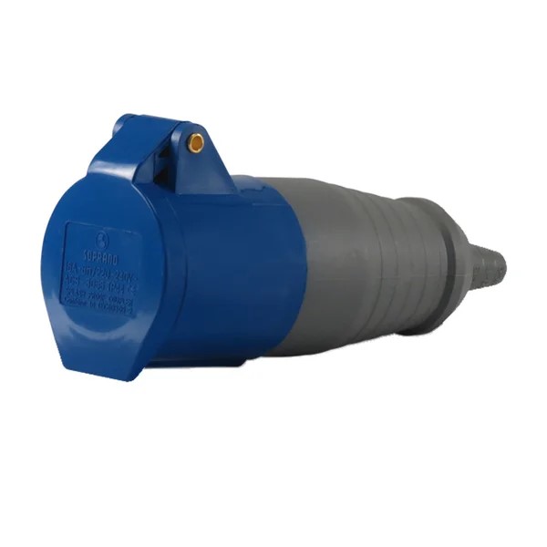 Acoplamento Móvel 3P+T 32A/220VCA A PVC Azul 9H Soprano