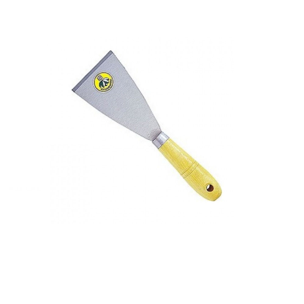 Espátula Espátula Aço com Cabo de Madeira 8 cm