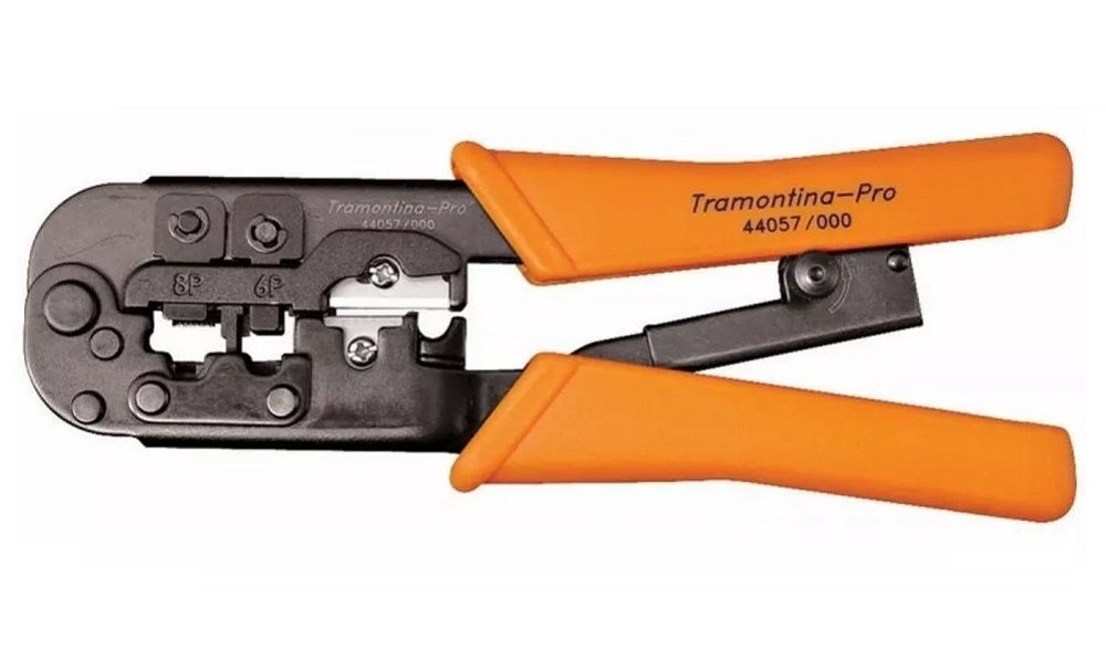 Alicate P/ Terminal P/RJ45/RJ11 Tramontina