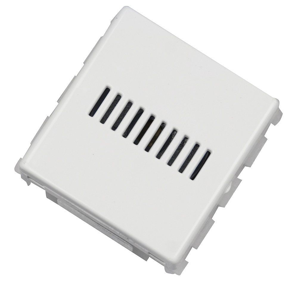 Módulo Módulo Campainha Cigarra 2 Módulos 127/220VCA PVC Branco Linhas: GIZ/LIZ/LUX2 /Tablet/Lizflex/Plastibox/Conduletes
