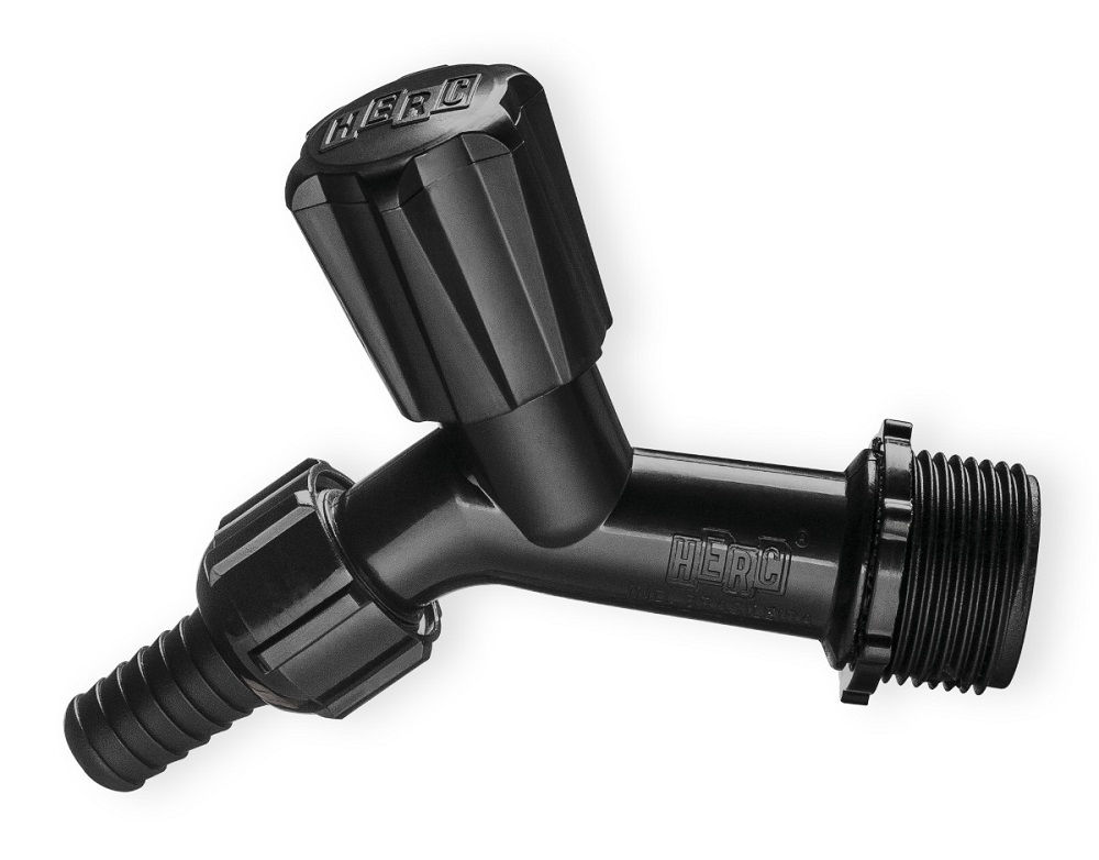 Torneira Jardim PVC 1/2" Preta com Adapt 3/4