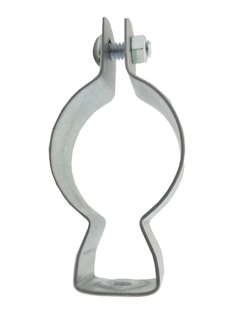 Abraçadeira Abraçadeira Galvanizada Eletrolítica Tipo D 1.1/2" com Porca e Parafuso para Eletroduto