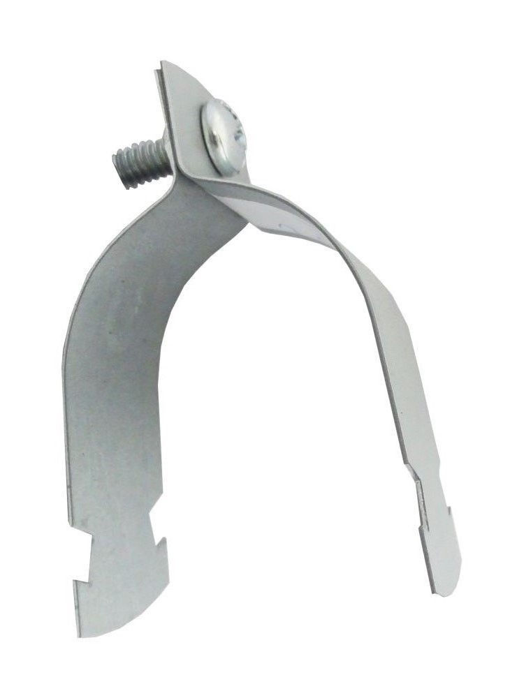 Abraçadeira Abraçadeira Galvanizada Eletrolítica Tipo U 1" com Porca e Parafuso para Perfilado