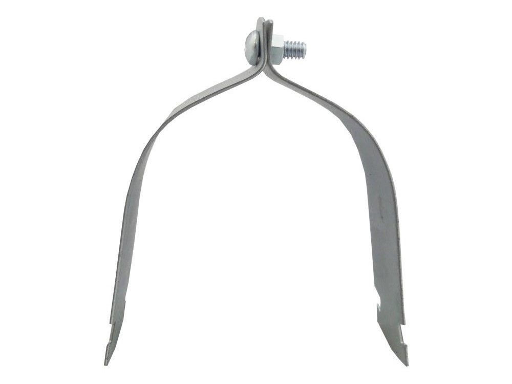 Abraçadeira Abraçadeira Galvanizada Eletrolítica Tipo U 1.1/4" com Porca e Parafuso para Perfilado