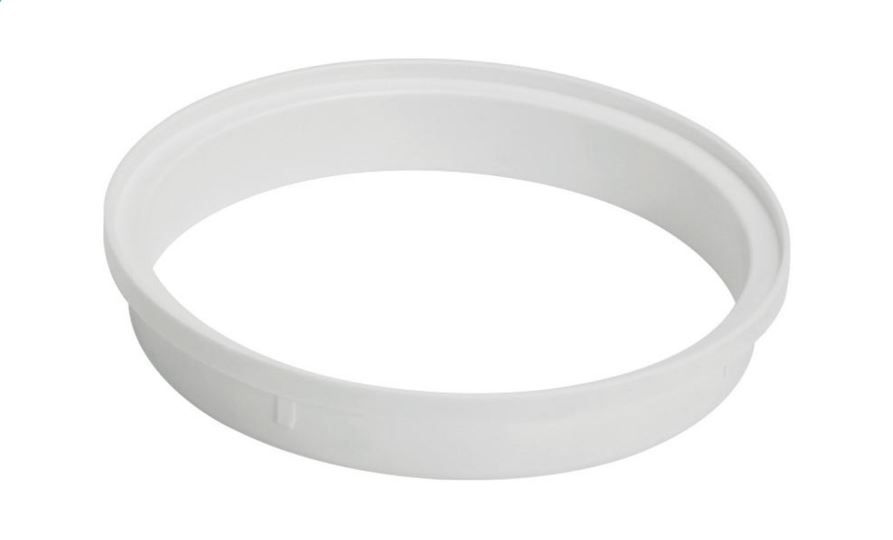 Porta Grelha PVC para Caixa Sifonada Tampa Redonda 150 mm Classe 8 Branca Esgoto