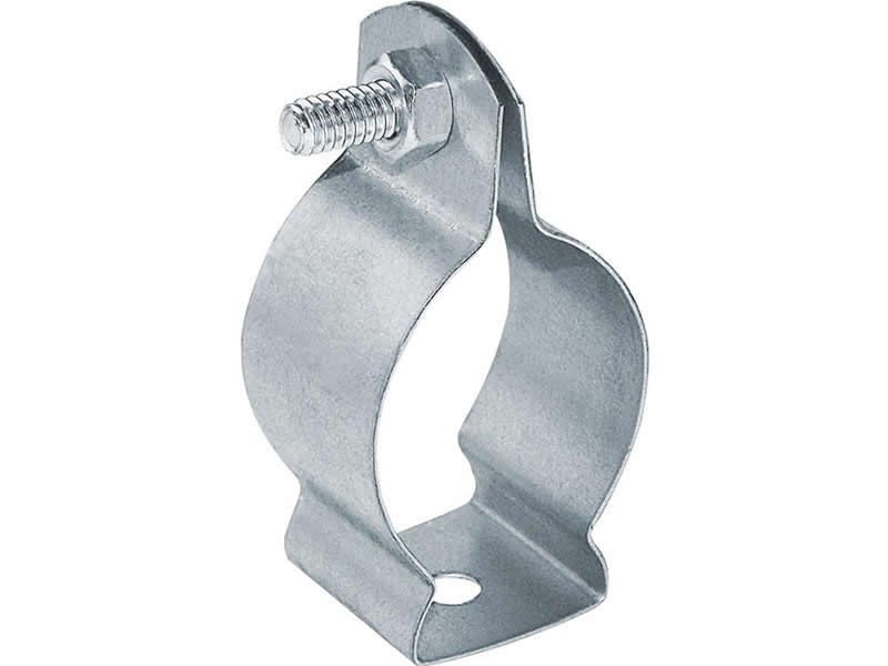 Abraçadeira Abraçadeira Galvanizada a Fogo Tipo D 3" com Porca e Parafuso para Eletroduto