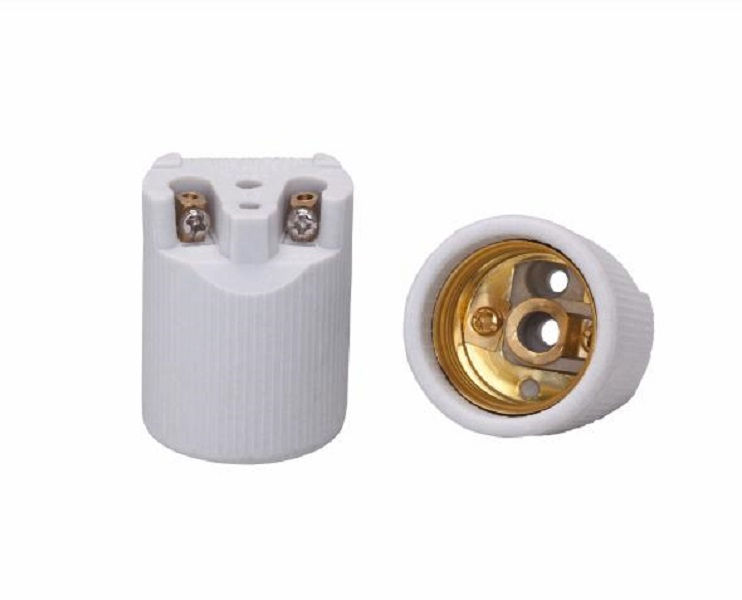 Soquete Porcelana sem Rabicho para Plafon E27 sem Base