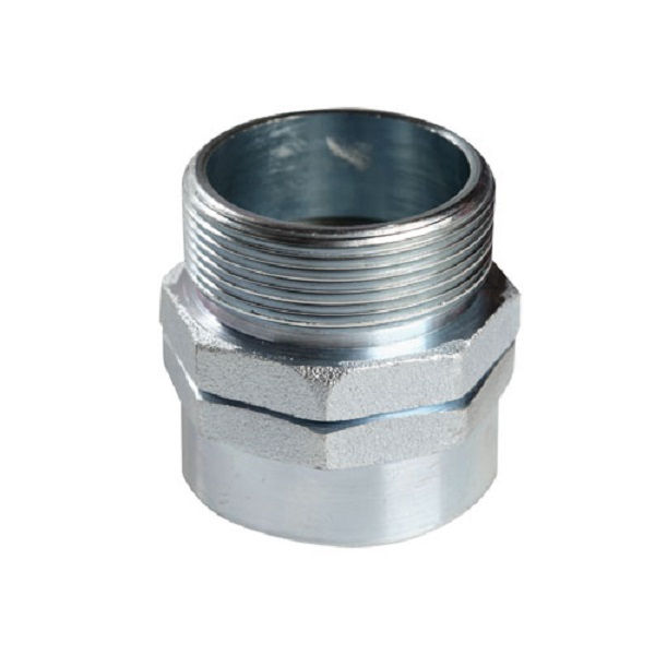 Conector Macho Giratório Galvanizado Eletrolítico 1/2"