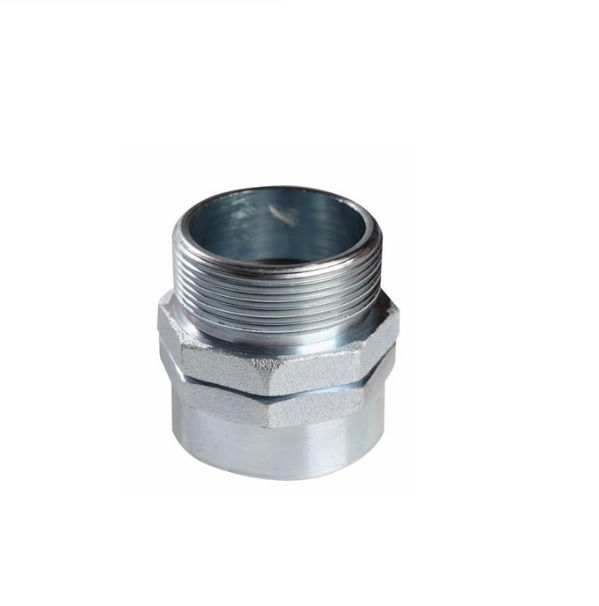 Conector Macho Fixo Galvanizado Eletrolítico 2.1/2"