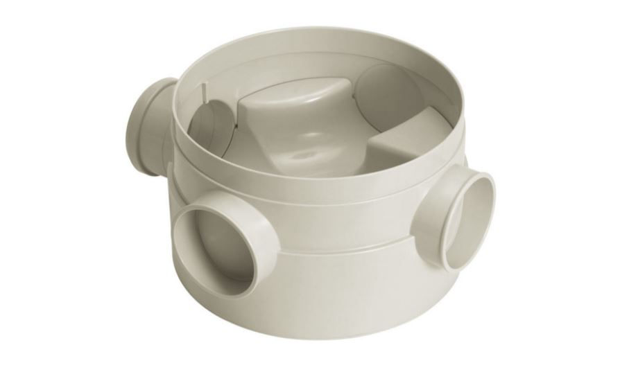 Corpo PVC para Caixa Inspeção 300 mm Classe 8 Cinza Claro Esgoto