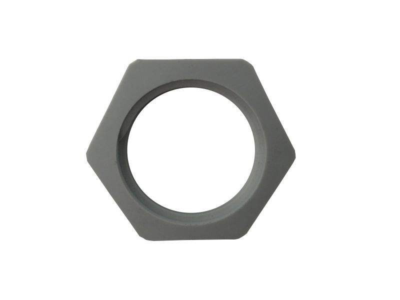 Contra Porca Poliamida PG11 Cinza