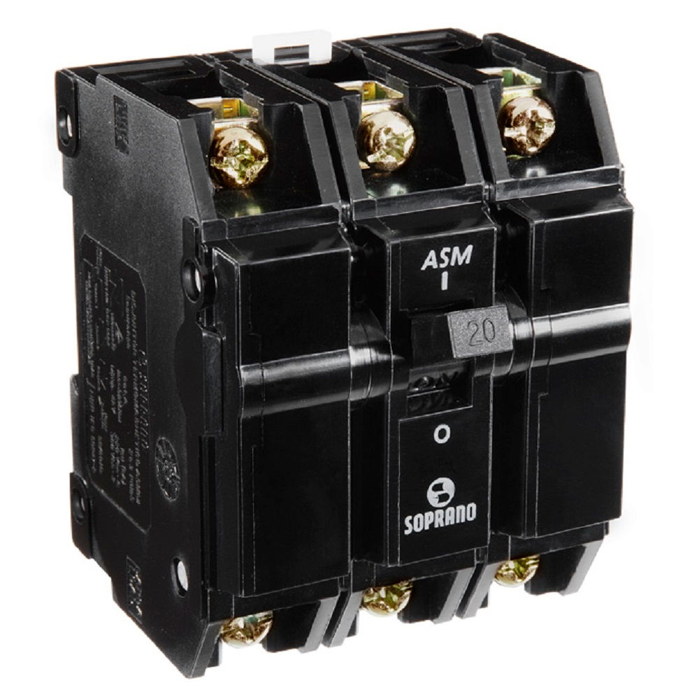 Disjuntor Termomagnético Fixo Tripolar ASM 40A 5 KA/3 KA 220/380VCA UL