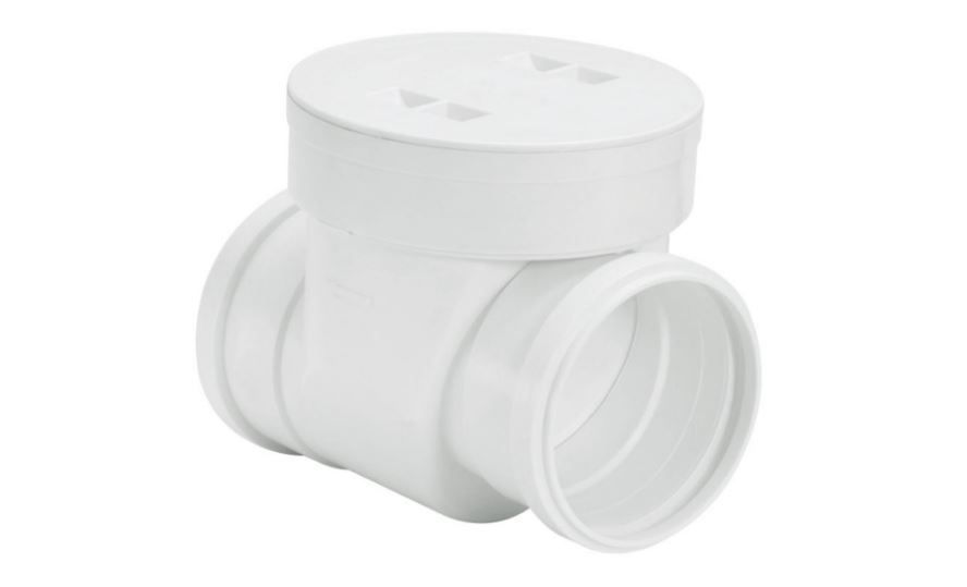 Válvula Válvula PVC Retenção 100 mm Classe 8 Branca Esgoto
