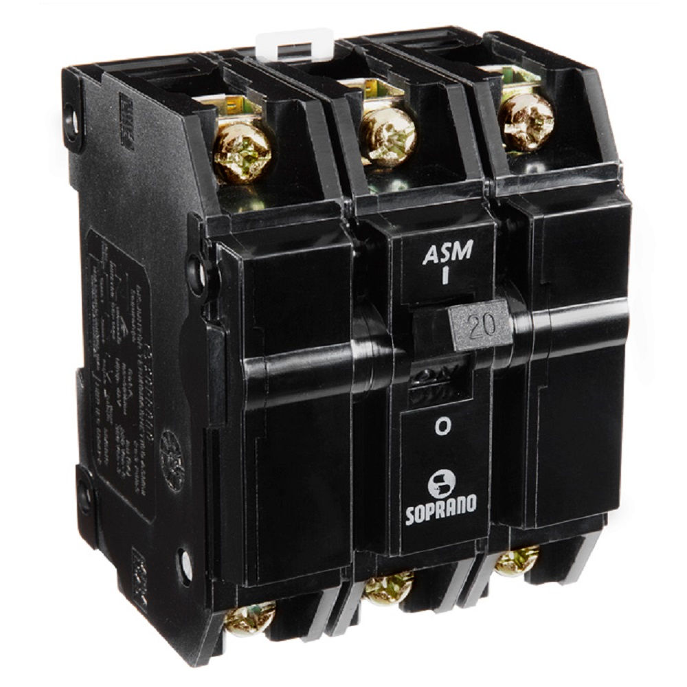 Disjuntor Termomagnético Fixo Tripolar ASM 100A 5 KA/3 KA 220/380VCA UL