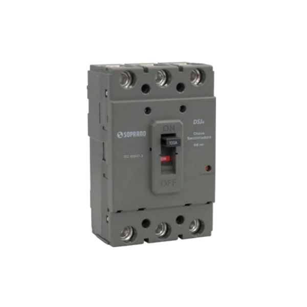 Chave Seccionadora Tripolar 600VCA 200A Caixa Moldada