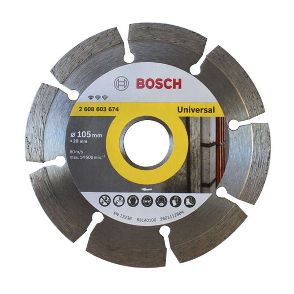 Disco Diamantado Turbo para Tijolo e Concreto 105x 20 mm Standard