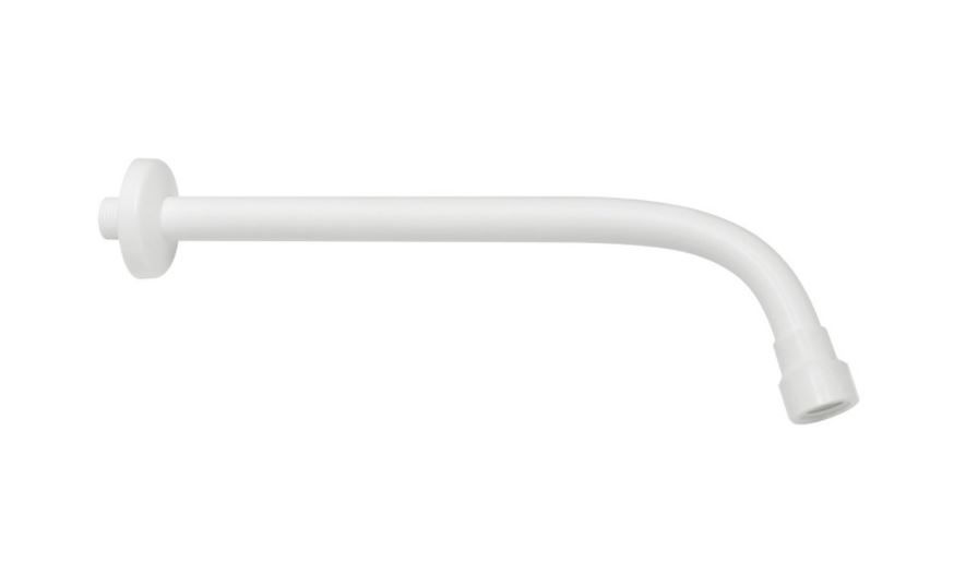 Braço Braço PVC Curvo para Chuveiro 1/2" 340 mm