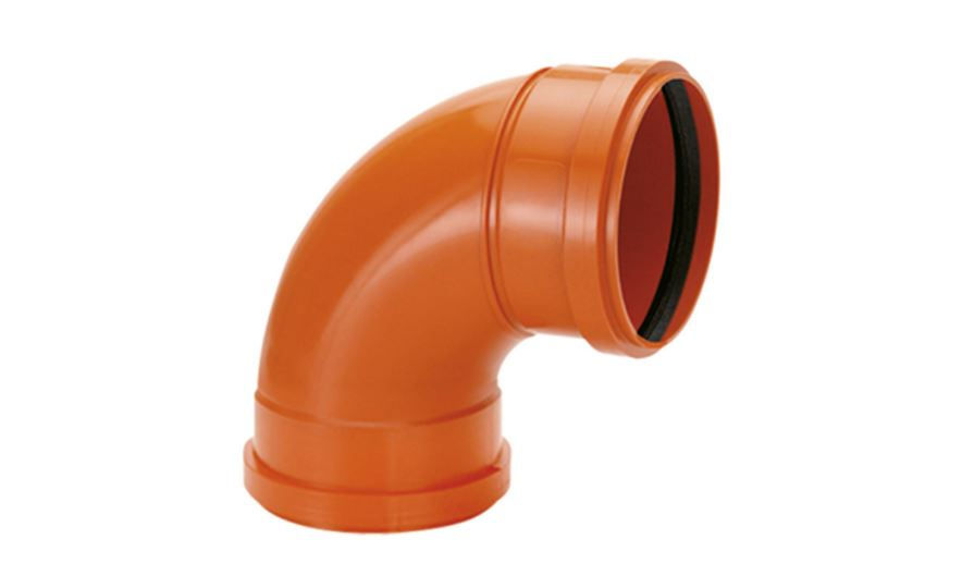 Infraestrutura Infra Curva Curta 90G Colefort 200 mm PVC LJ Coletor Esgoto/Água Pluvial