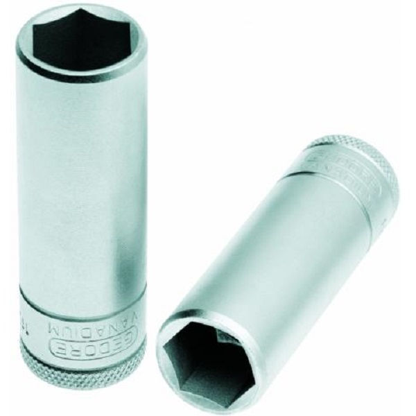 Soquete Sextavado Longo Aço Vanadium 19 L-19 1/2" 19 mm