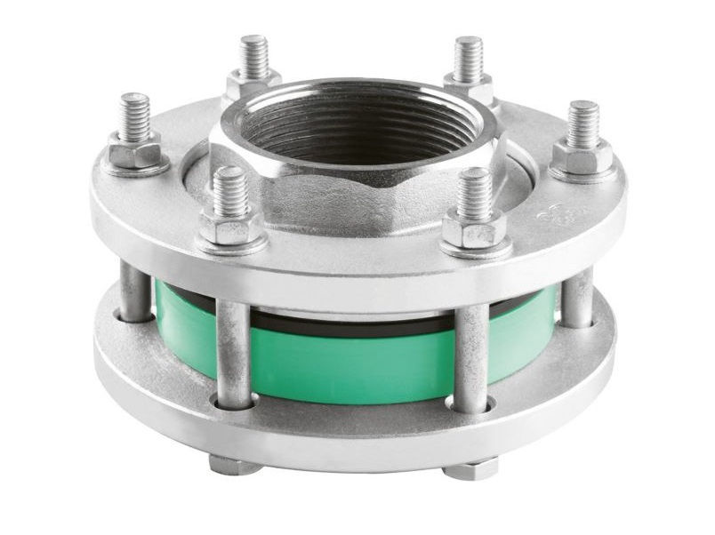 União União Mista Flangeada 90 mmX3" PPR Verde Água Quente