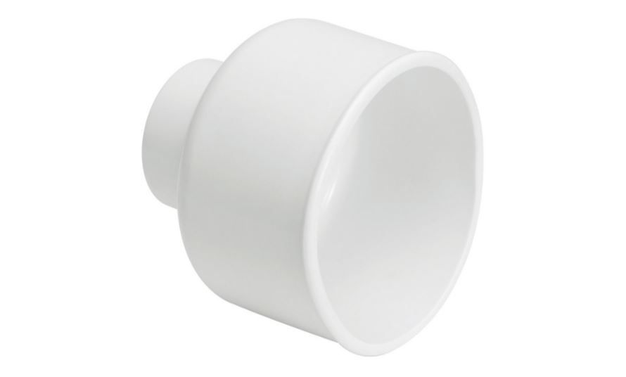 Bolsa Ligação PVC Saída Horizontal para Bacia 36x40 mm Branca