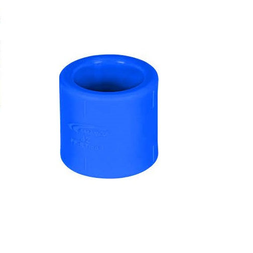 Luva PPR Simples Fêmea/Fêmea 20 mm Industrial Azul