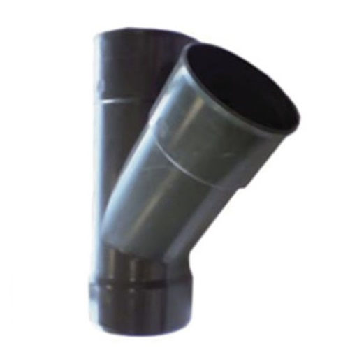 Junção Junção Simples PVC 80 mm Cinza Escuro Quickstream