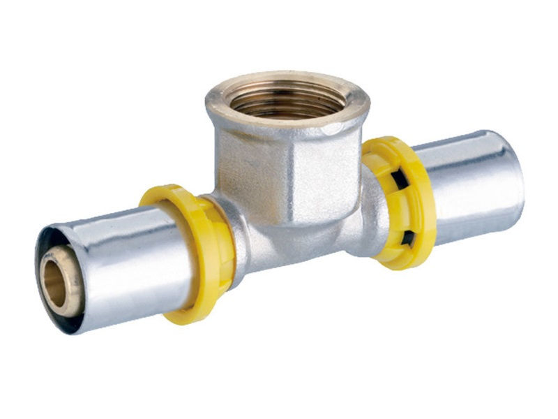 Te Redução Metálico 16 mmX1/2" Amanco Gás