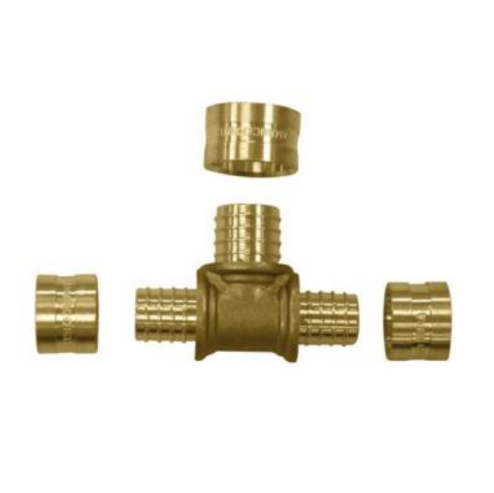 Te Cobre Simples Soldável com Anel 28 mm Água Quente