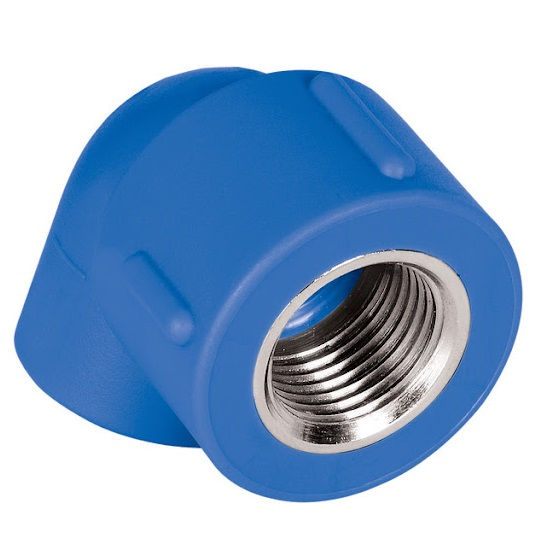 Joelho 90g Fêmea C/inserto Metálico transição 32mmX3/" Industrial 